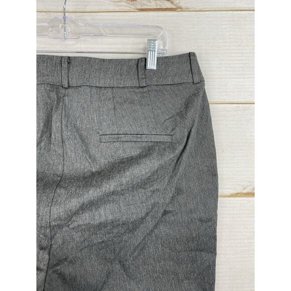 Lane Bryant The Curvy Allie Pants 16R Gray Sexy Stretch Trouser Straight Leg - Picture 10 of 11